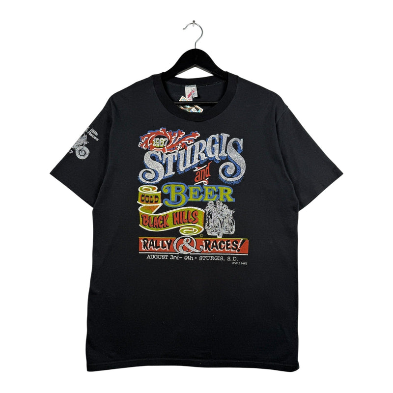 Vintage Sturgis Black Hills Rally & Races T-Shirt 80s