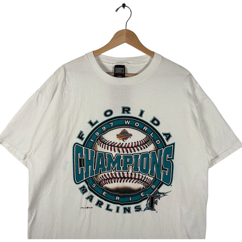 Vintage Florida Marlins World Series MLB Tee 1997