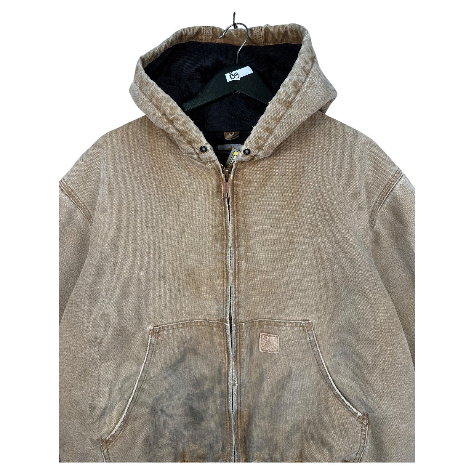 Vintage Carhartt Canvas Hooded Work Jacket