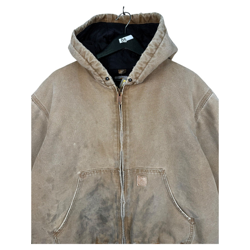 Vintage Carhartt Canvas Hooded Work Jacket