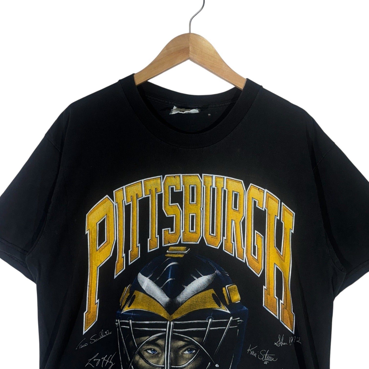 Vintage Pittsburgh Penguins "The Puck Stops Here!" NHL Tee