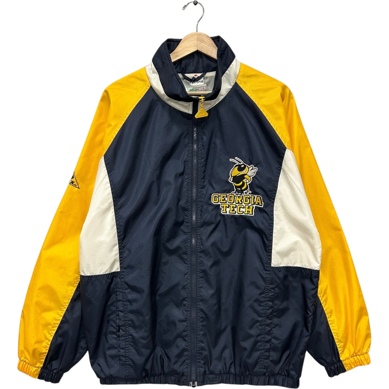 Vintage Georgia Tech University Yellow Jackets Windbreaker