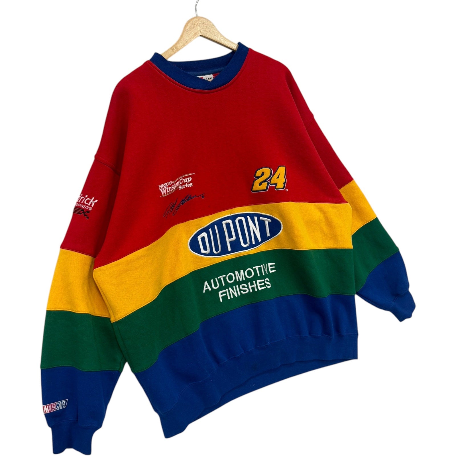 Vintage Chase Authentics Dupont NASCAR Racing Crewneck