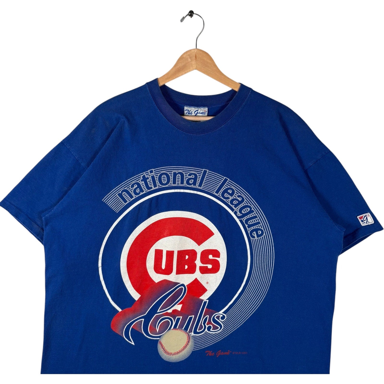 Vintage The Game Chicago Cubs Big Logo MLB Tee 90s