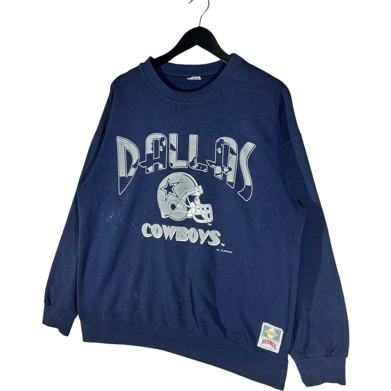 Vintage Dallas Cowboys Helmet NFL Crewneck 90s