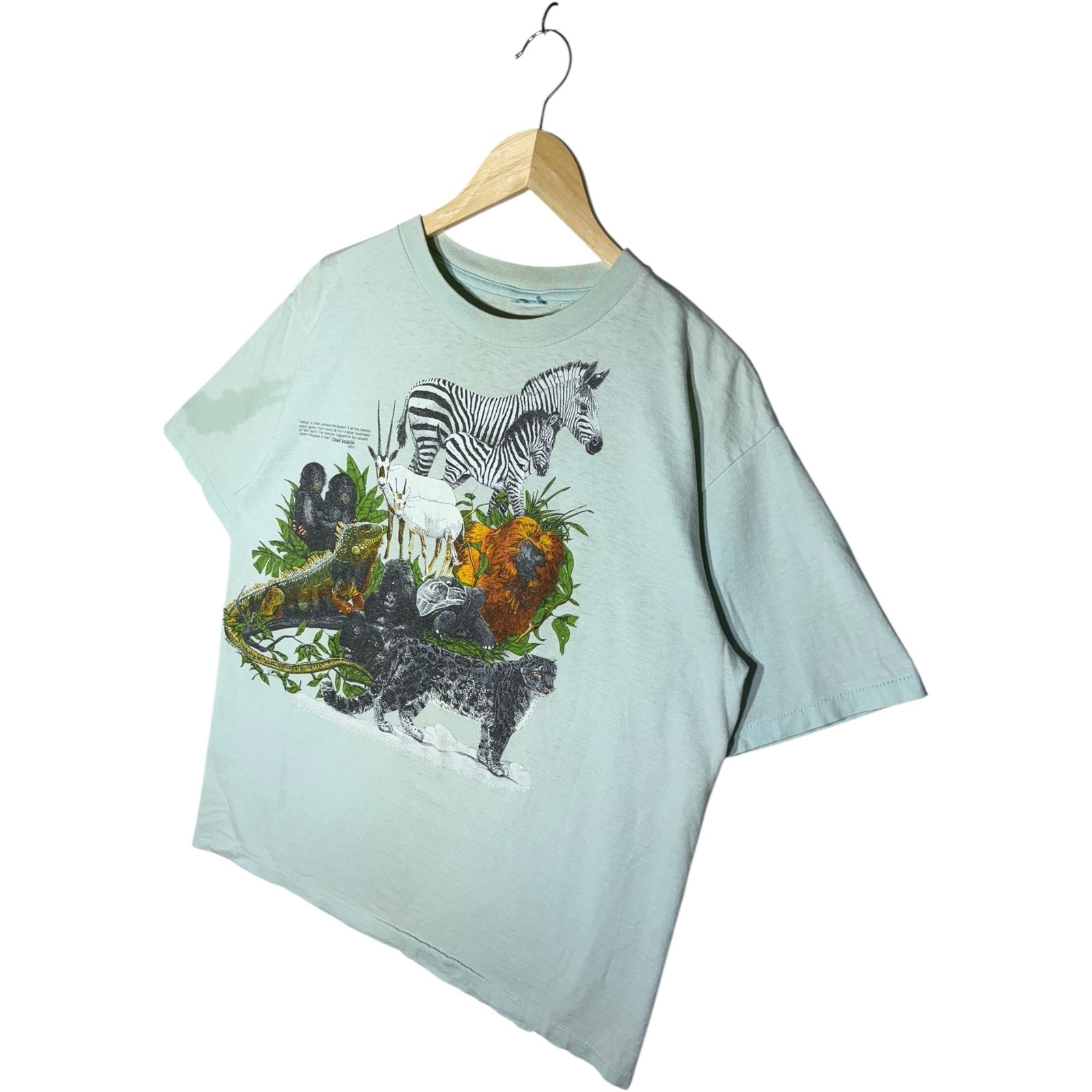 Vintage Animals Short Sleeves T-Shirt
