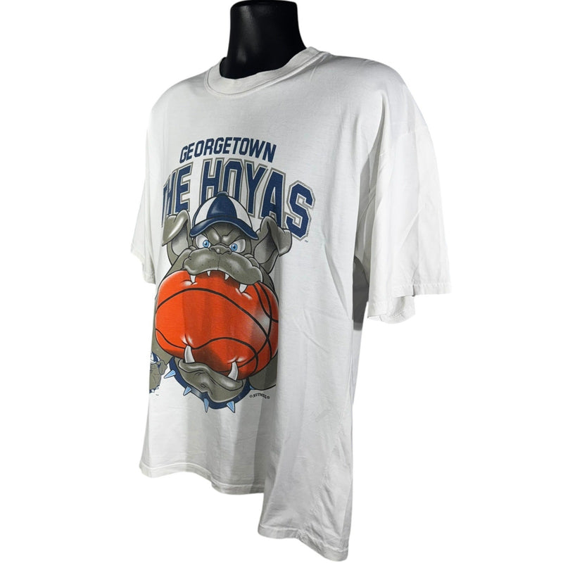 Vintage Georgetown University Hoyas Basketball Mascot Tee