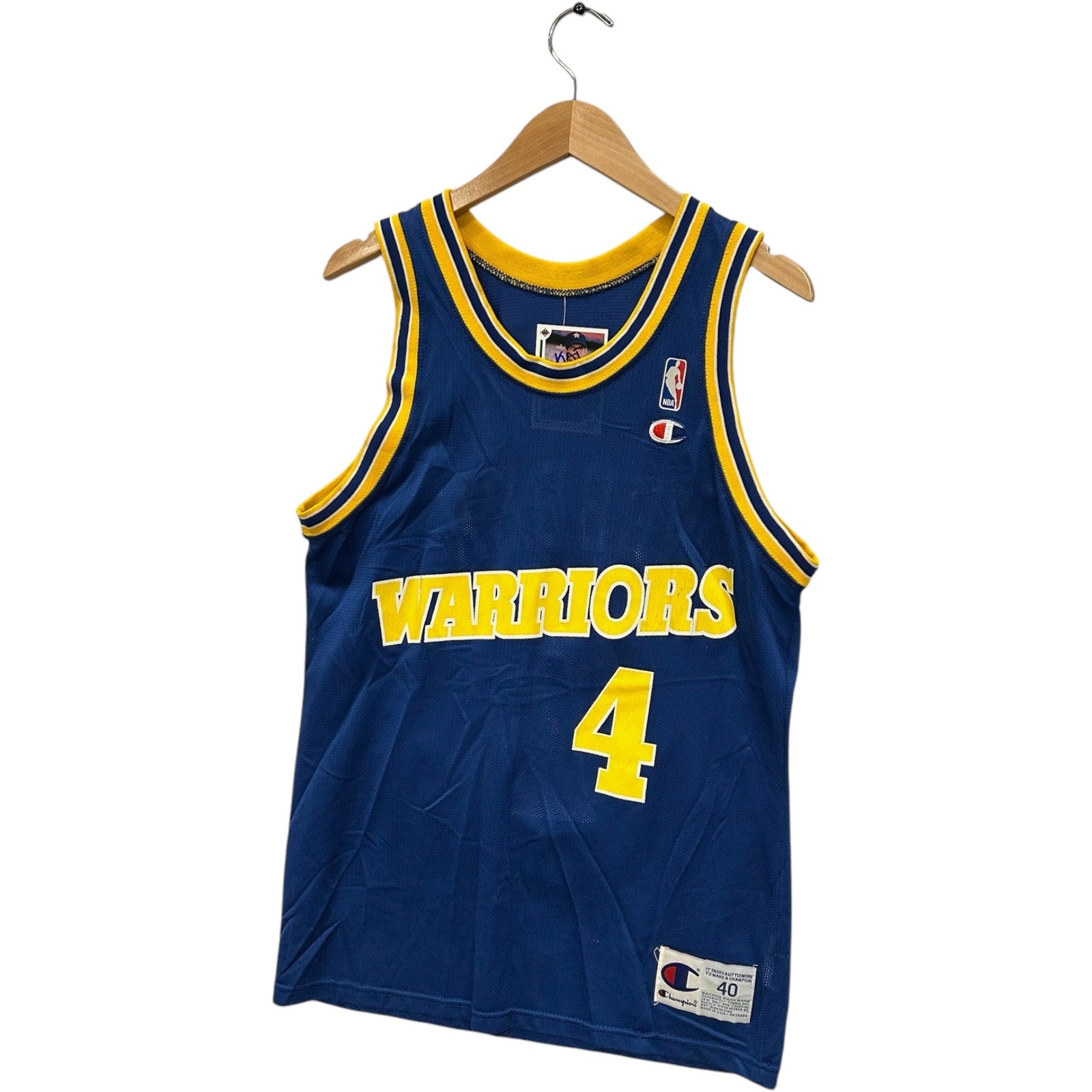 Vintage Golden State Warriors #4 Chris Webber NBA Jersey