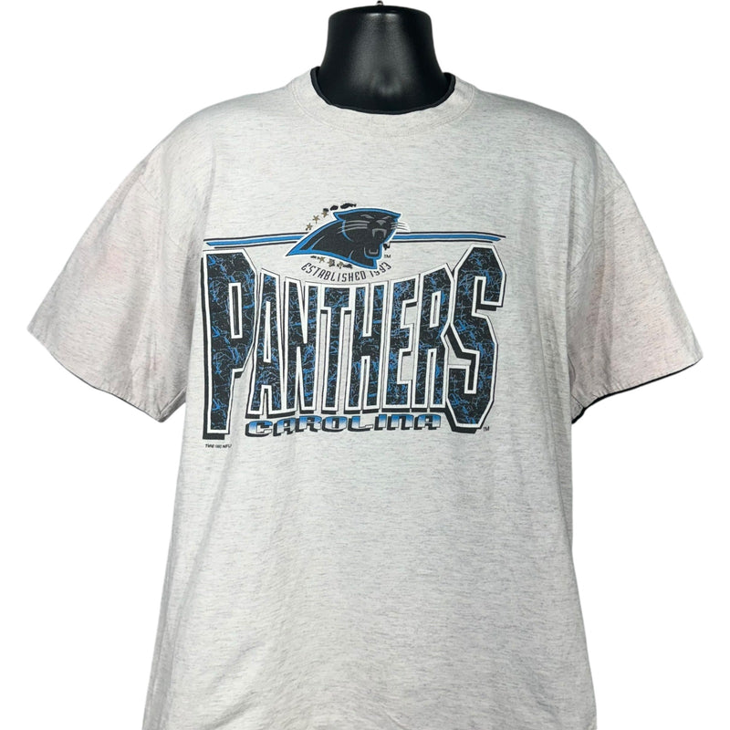 Vintage Carolina Panthers Spellout NFL Tee