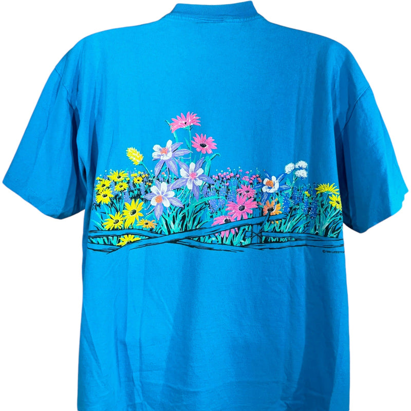 Vintage Colorado Flowers Tee 90s