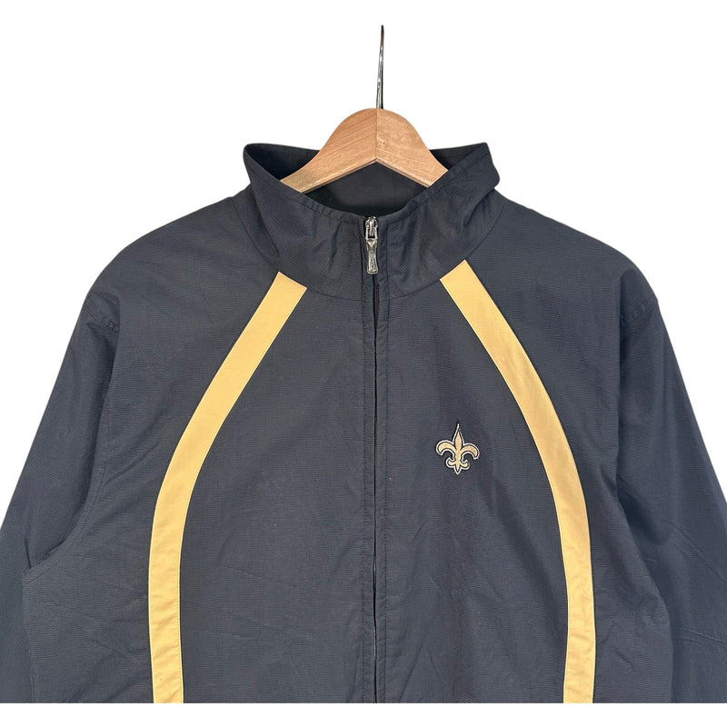 Vintage Reebok New Orleans Saints NFL Full Zip Light Jacket