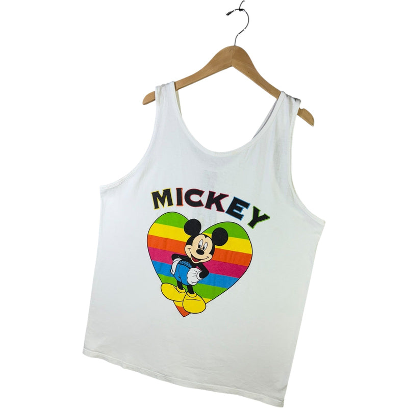 Vintage Mickey Unlimited Heart Pride Rainbow Tank Top