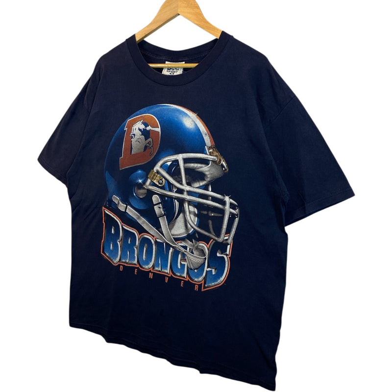 Vintage Denver Broncos Helmet NFL T-Shirt