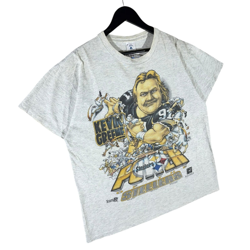 Vintage Pittsburgh Steelers Kevin Greene NFL Player T-Shirt 90s