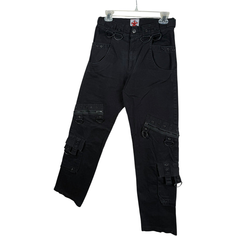 Vintage Black Pistol Goth Cargo Pants 32