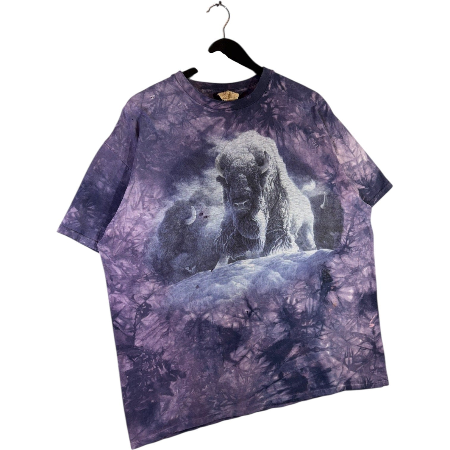 Vintage The Mountain Buffalo Bison Tie Dye T-Shirt