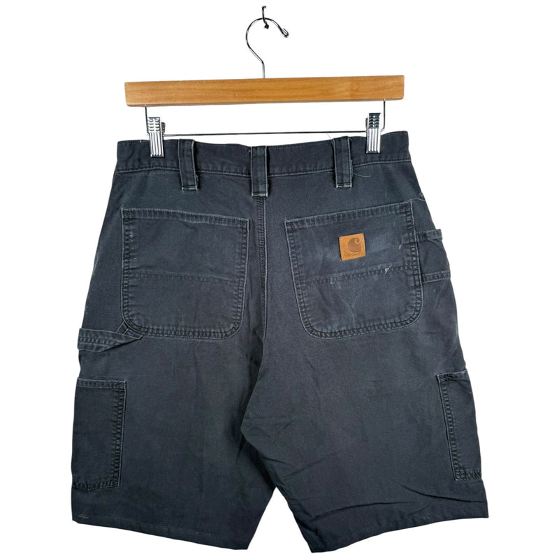 Vintage Carhartt Loose Fit Cargo Denim Shorts 32