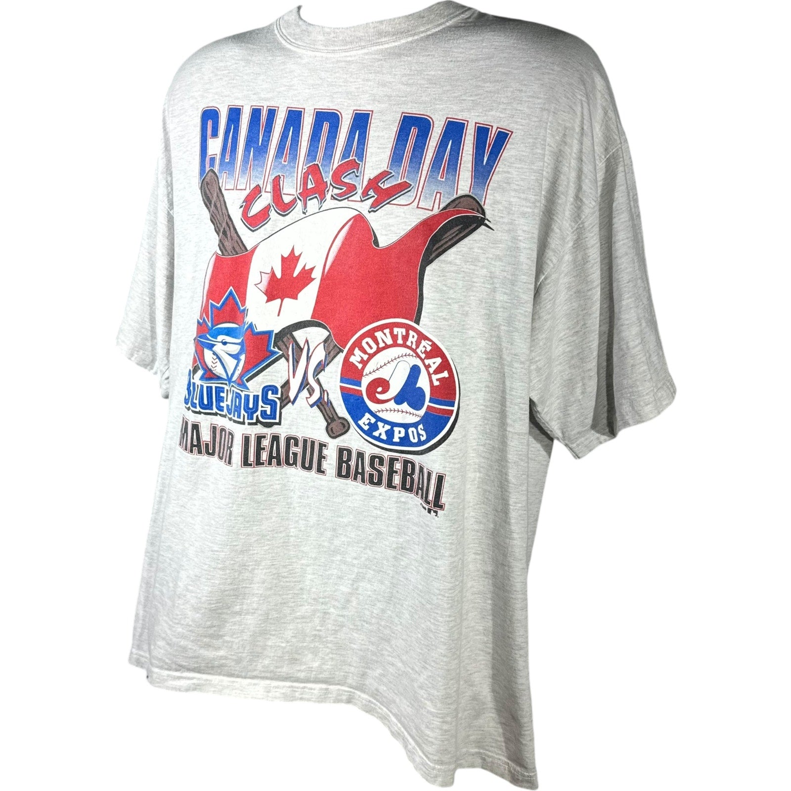 Vintage Toronto Blue Jays vs. Montreal Expos "Canadian Day Clash" Tee