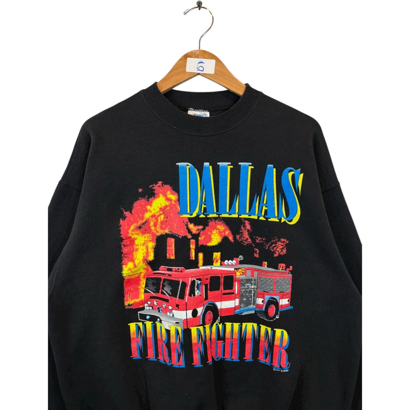 Vintage Dallas Fire Fighters Sweatshirt Crewneck