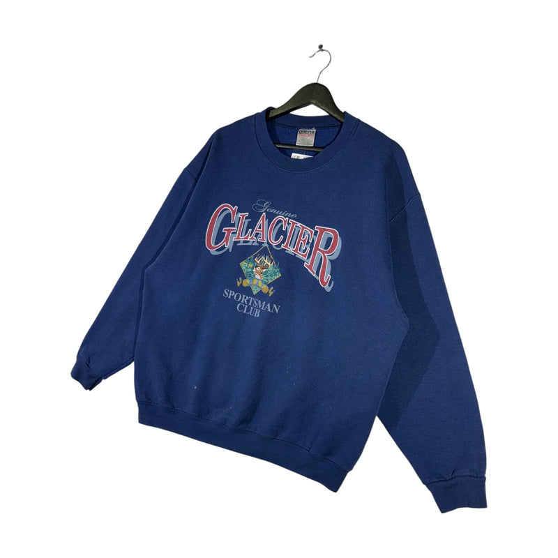 Vintage Genuine Glacier Spellout Crewneck