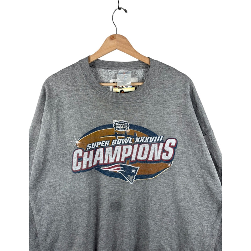Vintage New England Patriots Super Bowl Pullover Crewneck