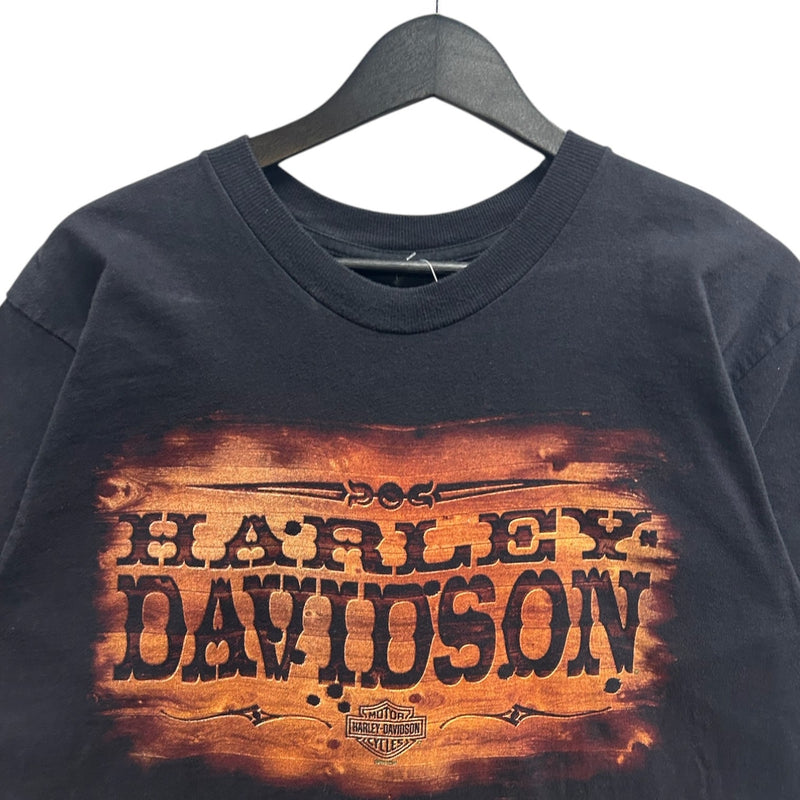 Vintage Harley Davidson Chest Spellout Tifton Georgia Tee