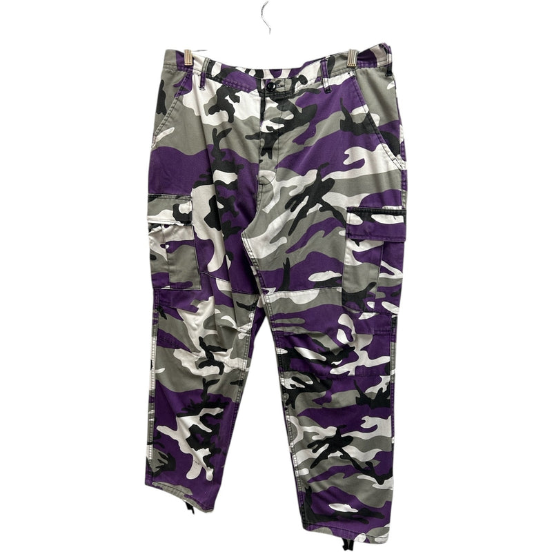 Vintage Military Surplus Camouflage Cargo Pants 35x30