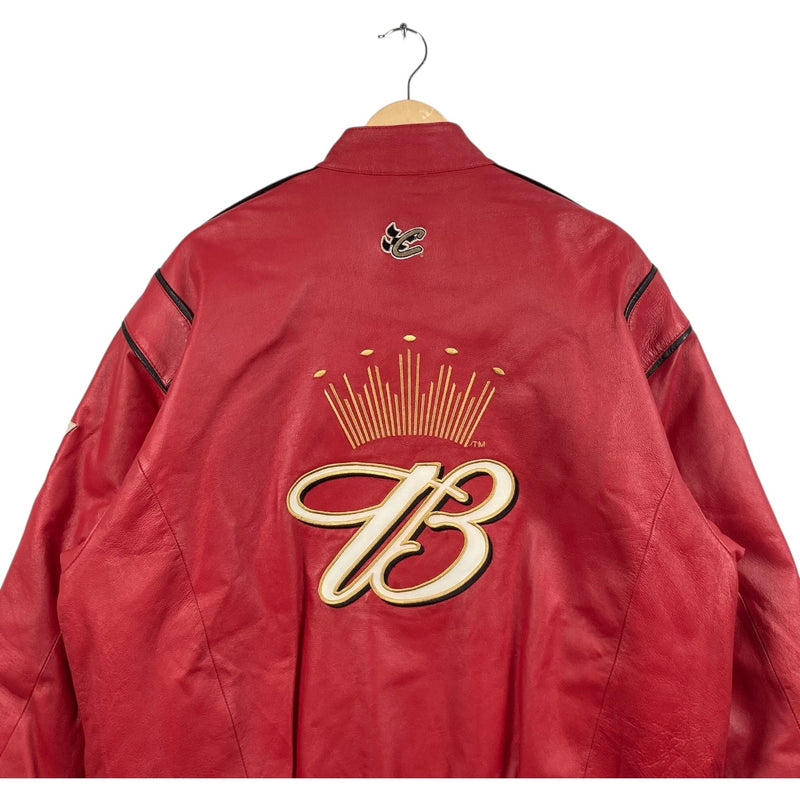 Vintage Budweiser Patches Racing NASCAR Bomber Jacket