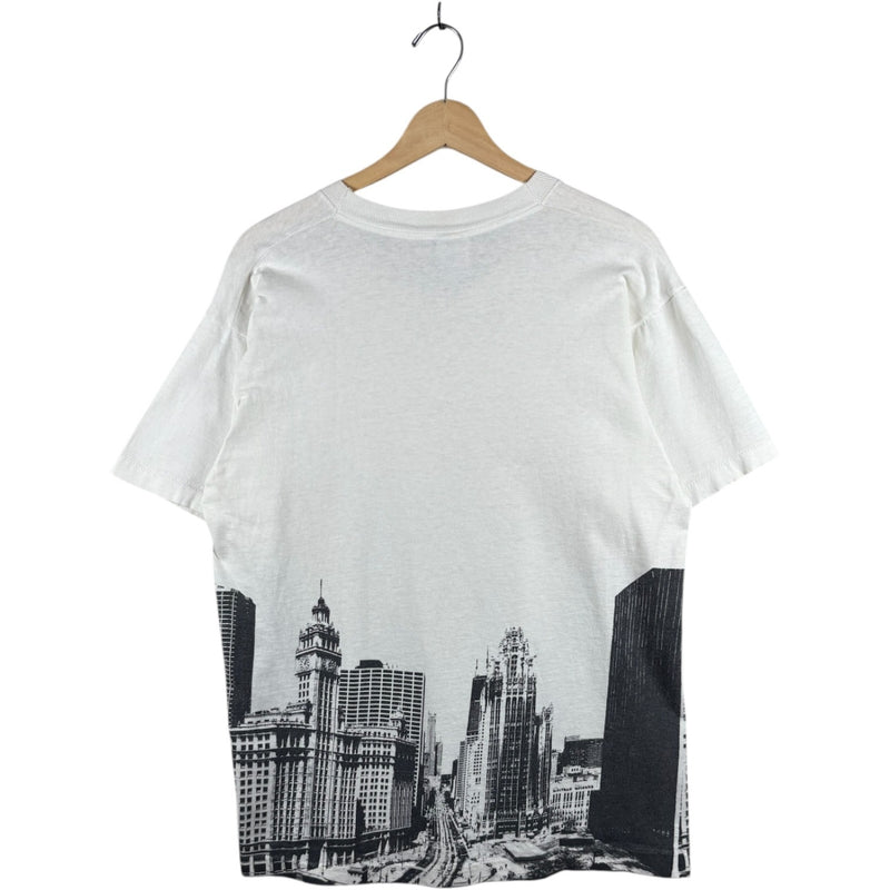 Vintage Chicago Bulls Graphic Print NBA T-Shirt