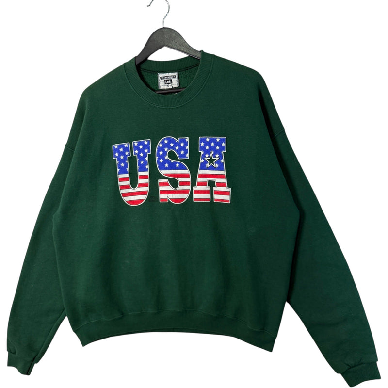 Vintage USA American Flag Crewneck