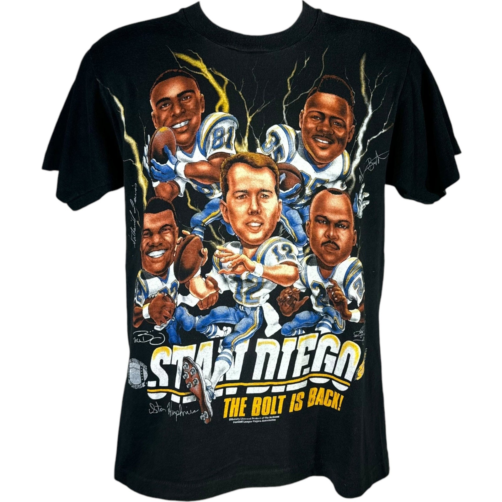 Vintage San Diego Chargers "Stan Diego" Caricature Tee