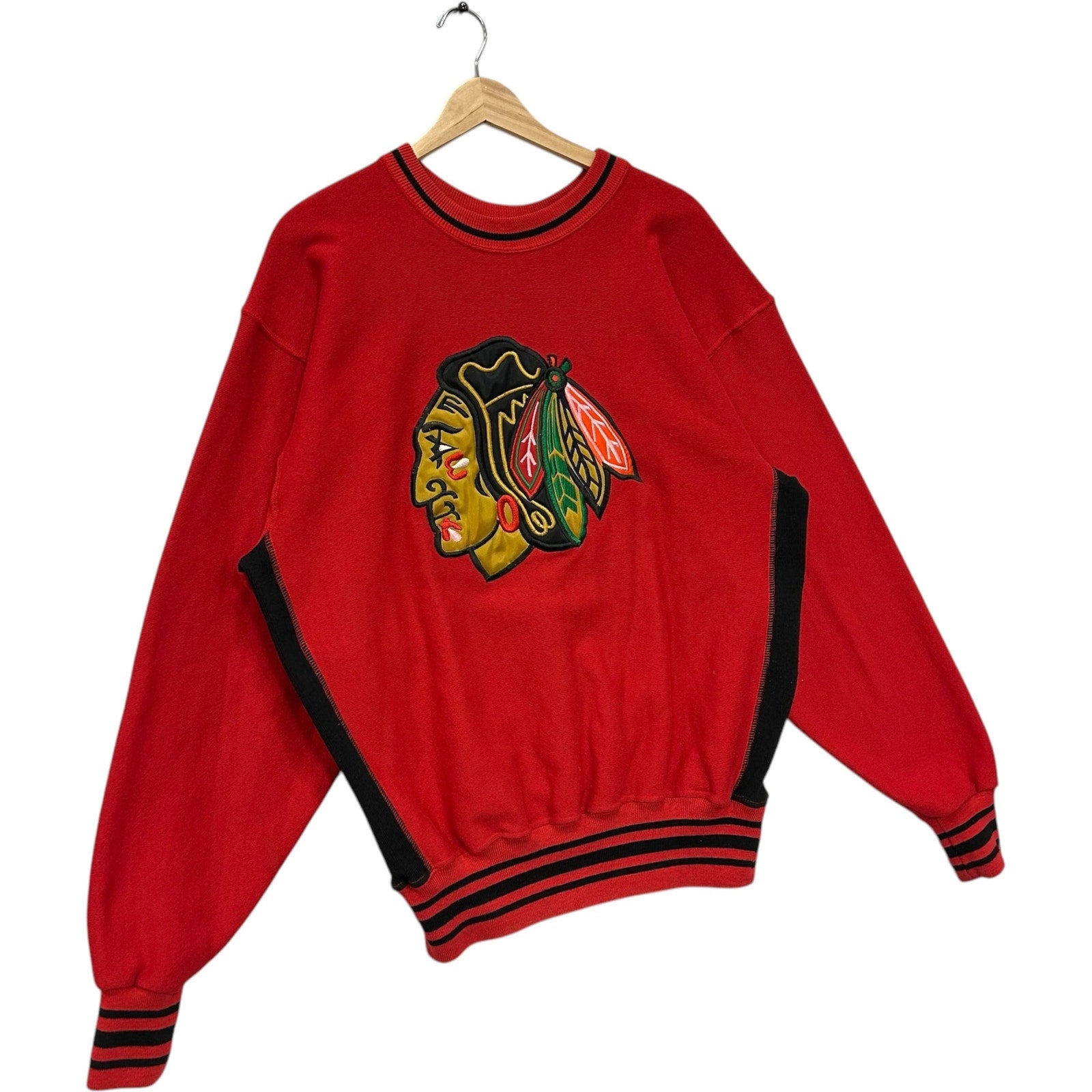 Vintage Chicago Blackhawks Logo Crewneck