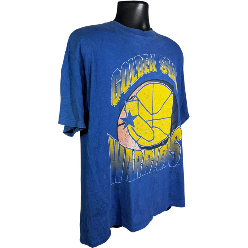 Vintage Logo 7 Golden State Warriors NBA Logo Tee 90s