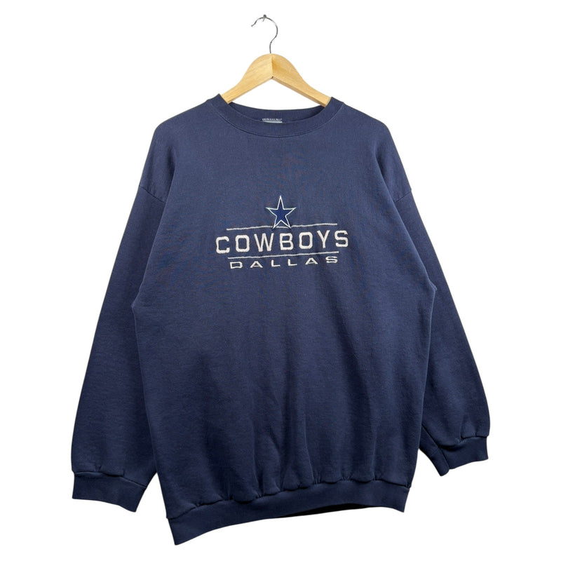 Vintage Logo 7 Dallas Cowboys NFL Crewneck