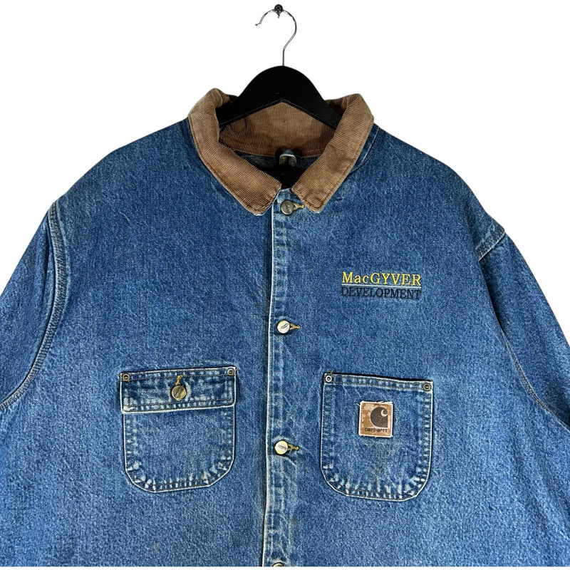 Vintage Carhartt Denim Workwear Jacket