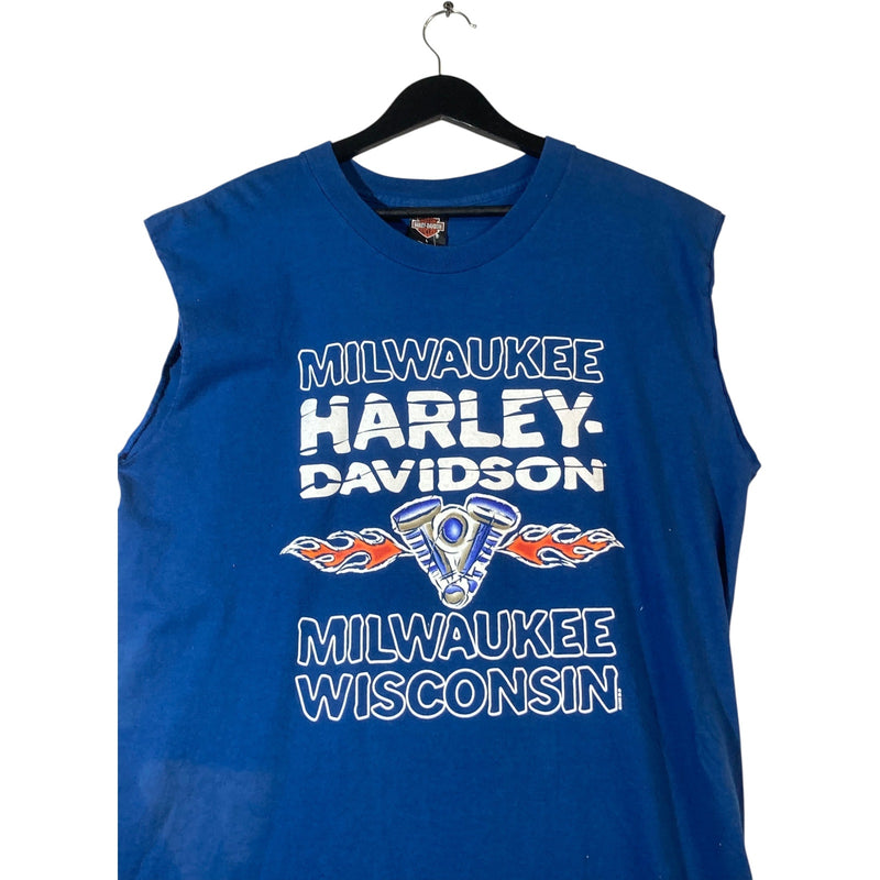 Vintage Harley Davidson Milwaukee Wisconsin Tank Top