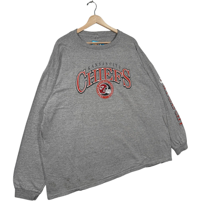 Vintage Kansas City Chiefs Arm Graphic NFL Long Sleeve