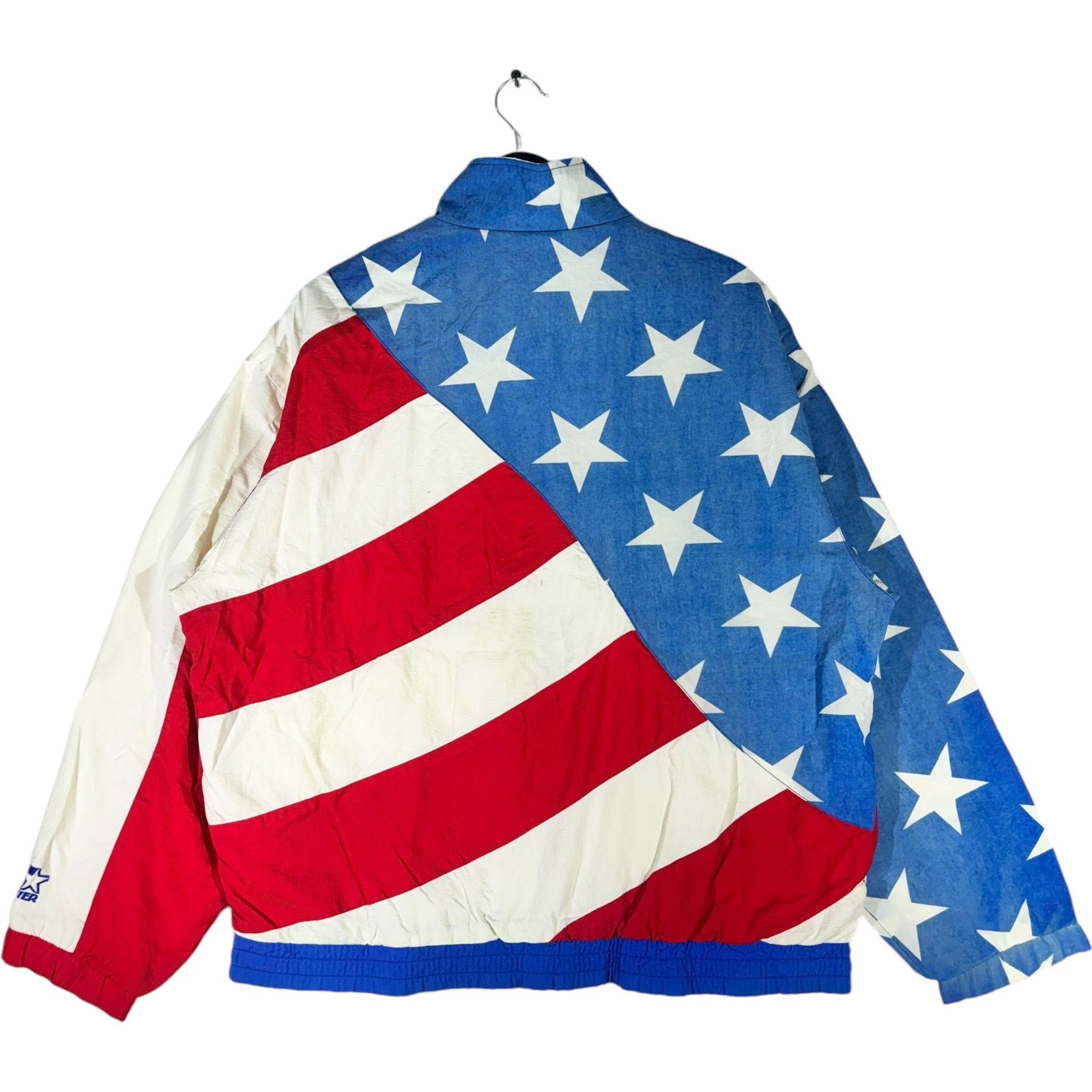 Vintage Starter Olympics Team USA Flag Windbreaker 90s