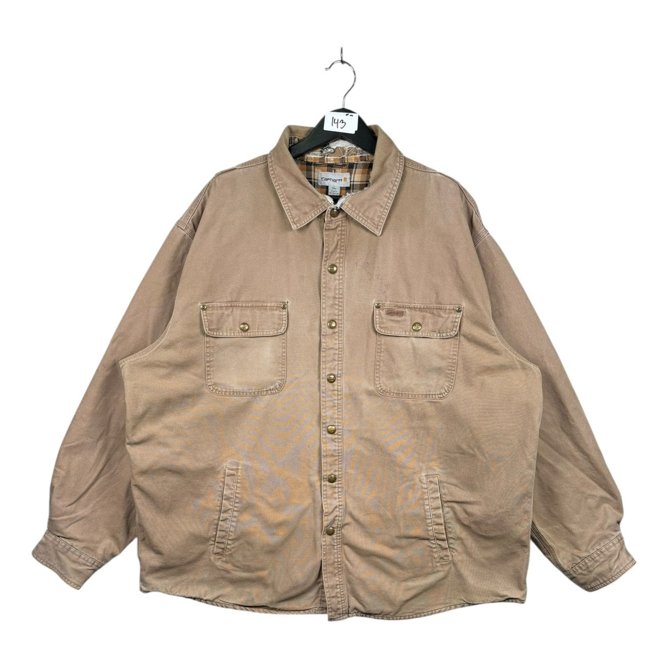 Vintage Carhartt Long Sleeve Button Up Shirt