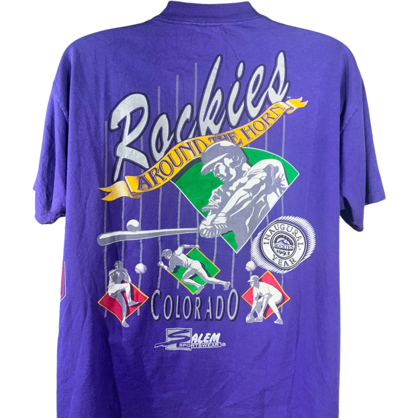 Vintage Colorado Rockies AOP Salem Tee 90s