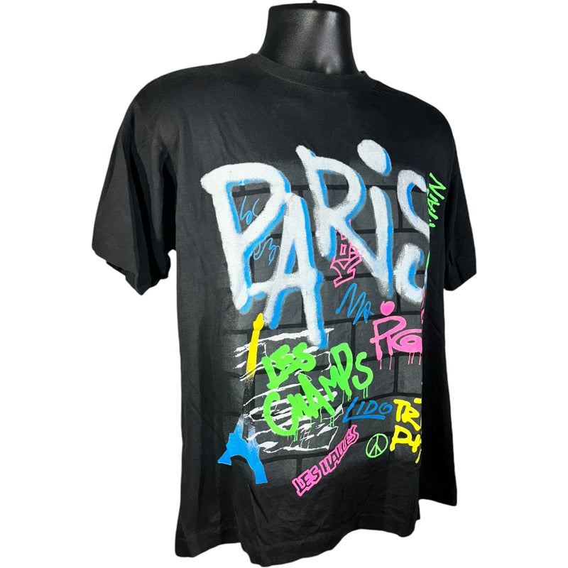 Vintage Paris Graffiti Tee