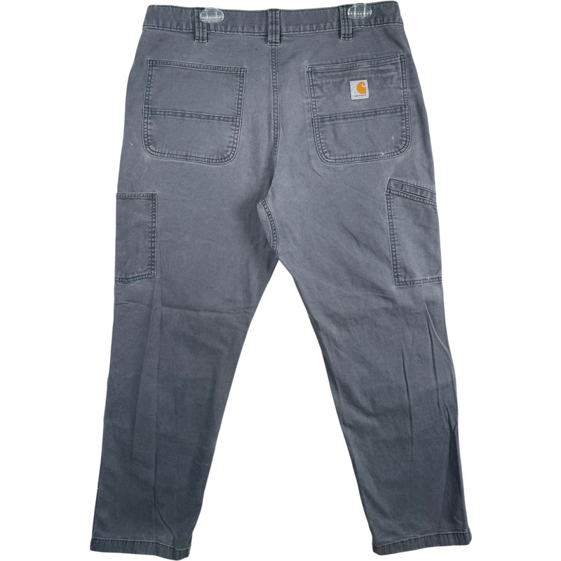 Vintage Carhartt Double Knee Carpenter Canvas Work Pants 38