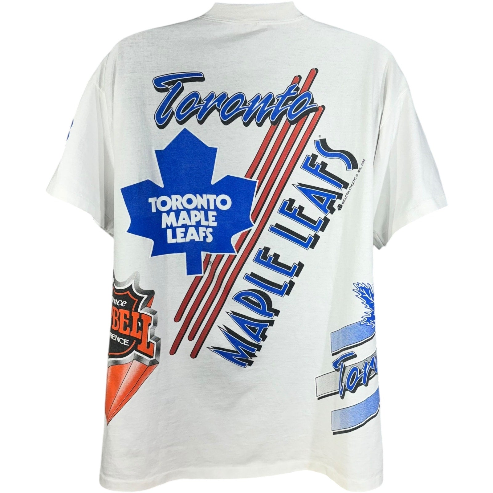 Vintage Bulletin Athletic NHL Toronto Maple Leafs AOP Tee