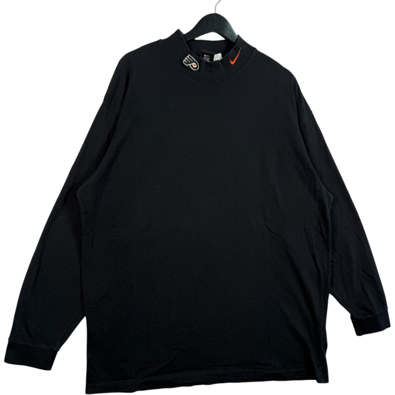 Vintage Nike Mock Neck Swoosh Long Sleeve