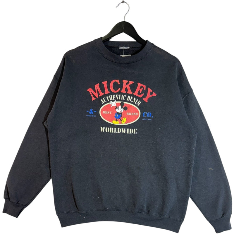 Vintage Mickey Mouse Crewneck Large