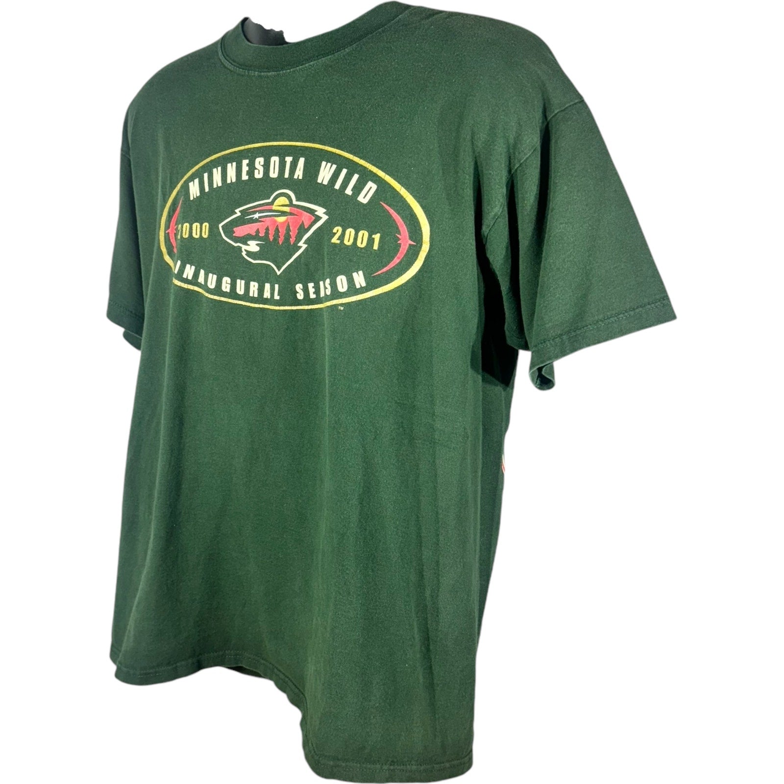 Vintage Minnesota Wild Inaugural Season NHL Tee '00-'01