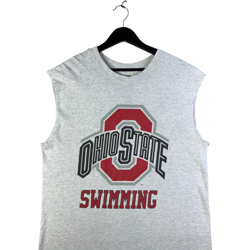 Vintage Ohio State Swimming Muscle Sleeve Tank Top