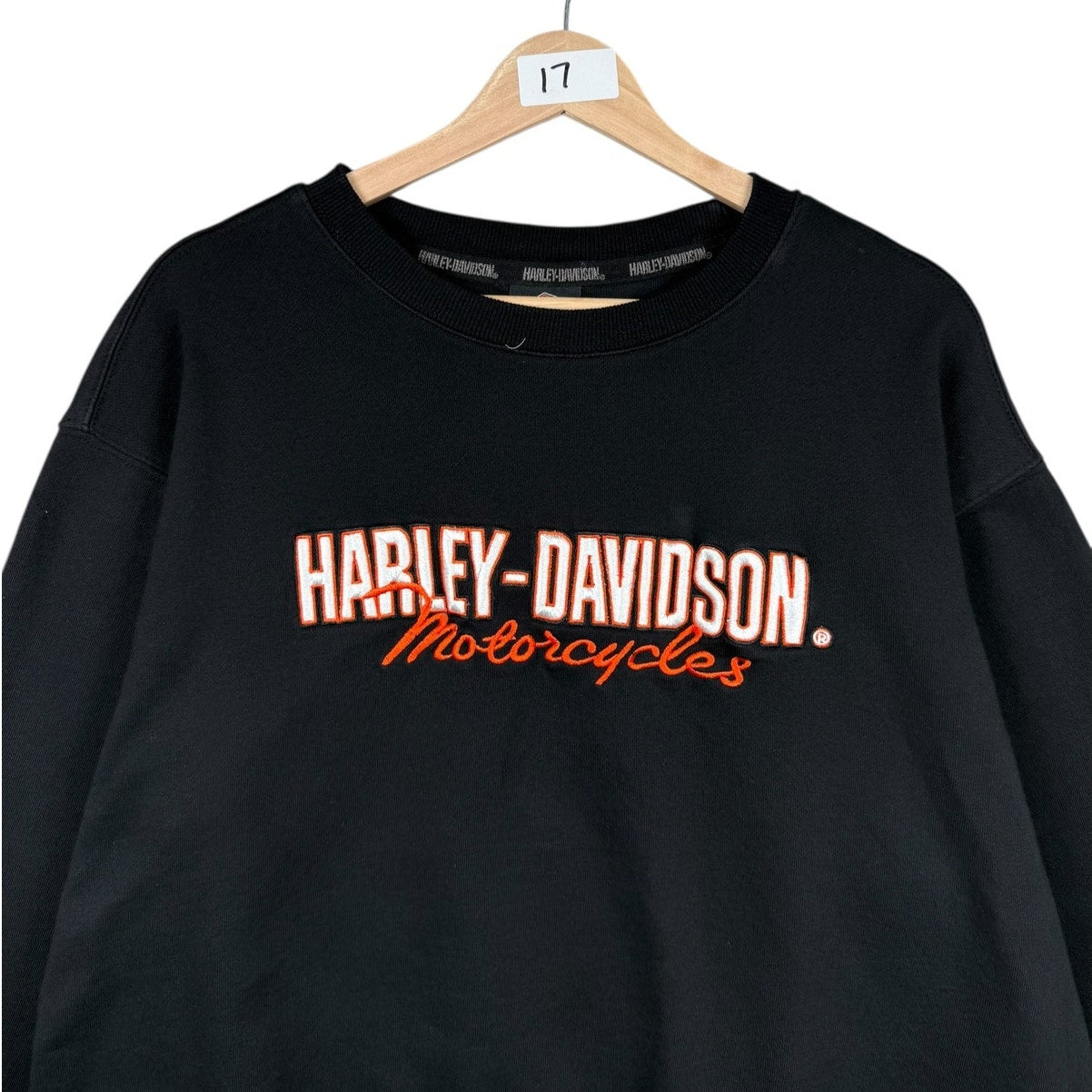 Vintage Harley Davidson Genuine Embroidered Crewneck