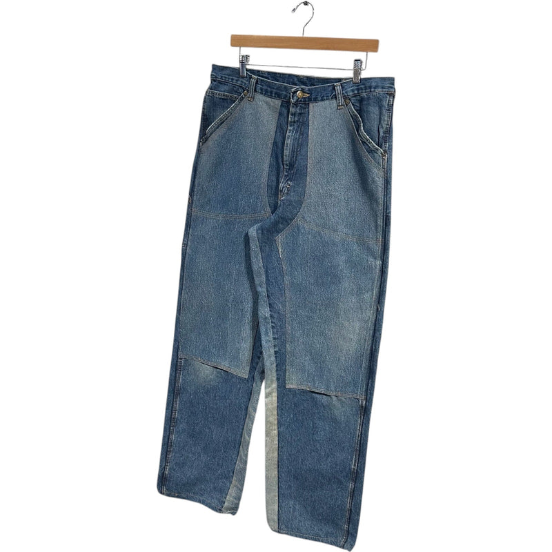 Cut & Sew Carhartt Double Knee Denim Jeans 36x34