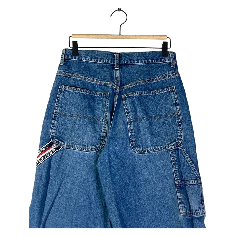 Vintage Tommy Jeans Carpenter Denim Shorts 29